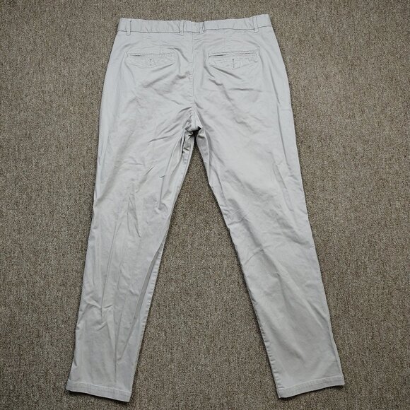 PERK Chino Pants Men's 38x32 Khaki Slim Fit Stretch Cotton Blend Straight Leg - Picture 5 of 9